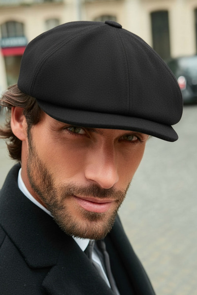 LAGRANZE Pălărie pentru bărbați, rezistentă la apă, în stil italian