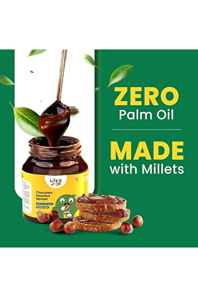 LİTTLEJOYS Chocolate Spread | No Refined Sugar, No Palm Oil, No Preservatives | Sweetened with Jaggery | 300g