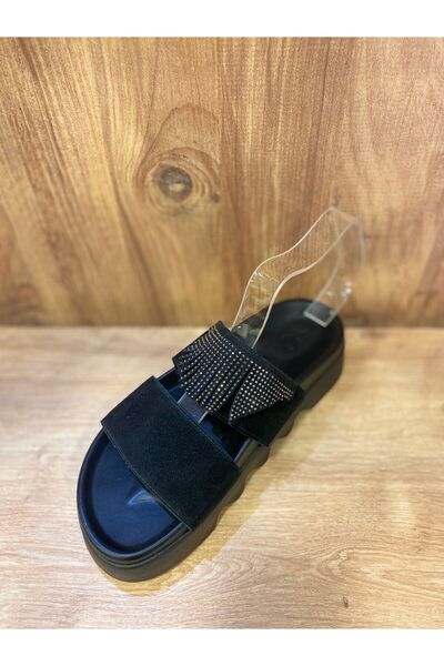 Zeyn KHAKI LEATHER SLIPPERS