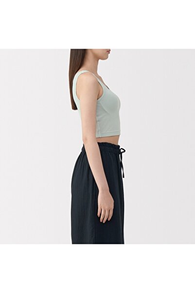 Muji Lyocell Blended Half Bra Tank Top