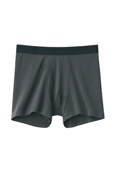 Muji Lyocell Blended Front Open Boxer Briefs