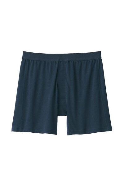 Muji Lyocell Blended Front Open Knit Trunks