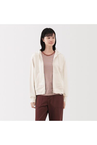 Muji French Terry Sweat Zip Up Hoody