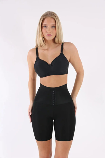 Mivelya مشد نسائي بدون خياطة يظهر الرشاقة مع مشبك