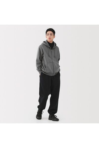 Muji Sweat Zip Up Hoodie