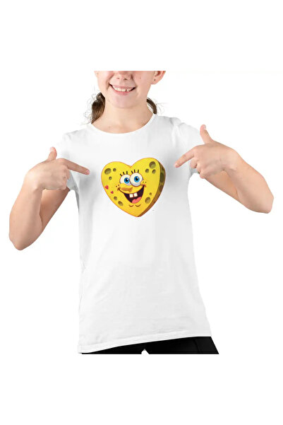 OEM Tricou Copii Fete Sponge Bob Inima SpongeBoo Pantaloni Patrati