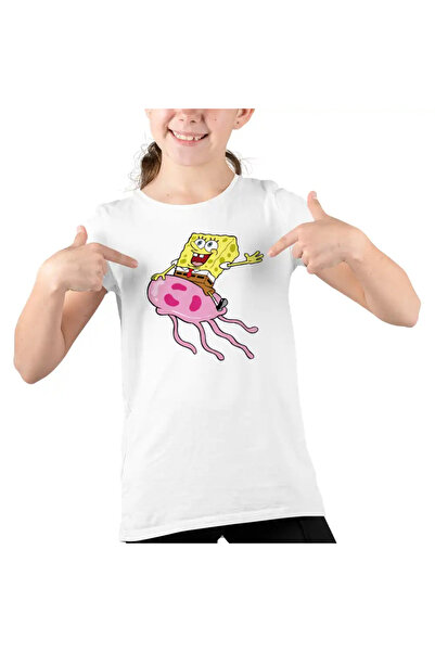 OEM Παιδικό Κοριτσίστικο T-shirt Μπομπ Σφουγγαράκης με μέδουσες