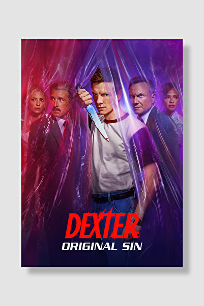 postick Dexter Dizi Posteri Yüksek Kaliteli Kalın Parlak Kuşe Kağıdı