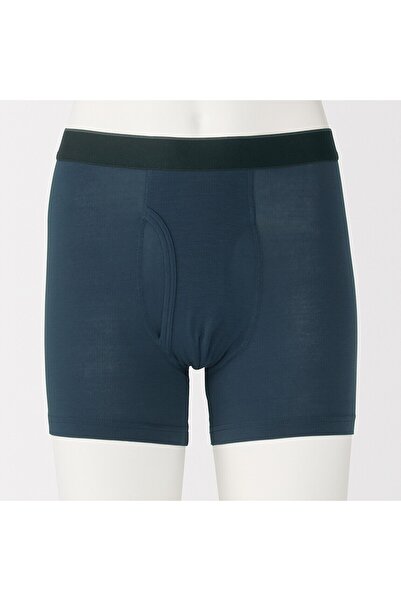 Muji Lyocell Blended Front Open Boxer Briefs