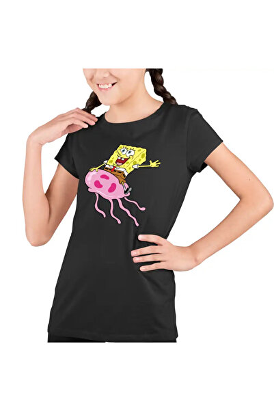 OEM Παιδικό Κοριτσίστικο T-shirt Μπομπ Σφουγγαράκης με μέδουσες