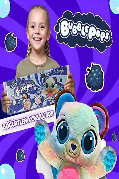 SCOWETTO Bubble Pops Blackbeary Bliss: the Inflatable Plush Bear That Fills Y...