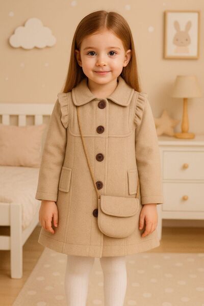 renkli diyar KIZ ÇOCUK KAŞE KABAN ÇANTA MİNİK ÇANTA İLE BİRLİKTE KREŞ ANAOKUL İLKOKUL OKUL