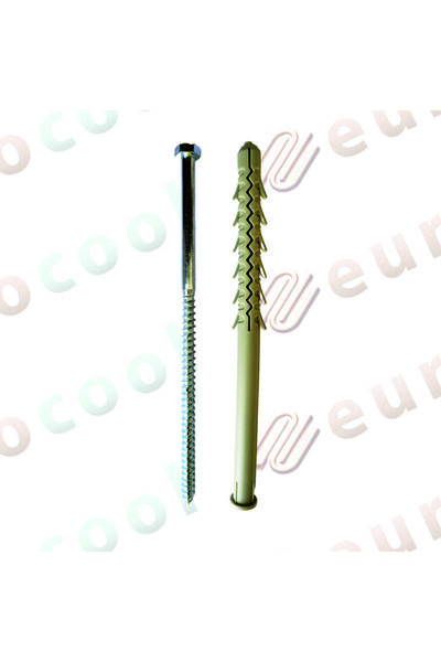 EUROCOOL Șurub hexagonal cu diblu 12x200mm