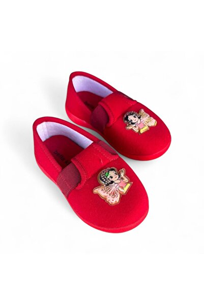 AkınalBella Red Girl's Light-Up Non-Slip Sole Home Slippers