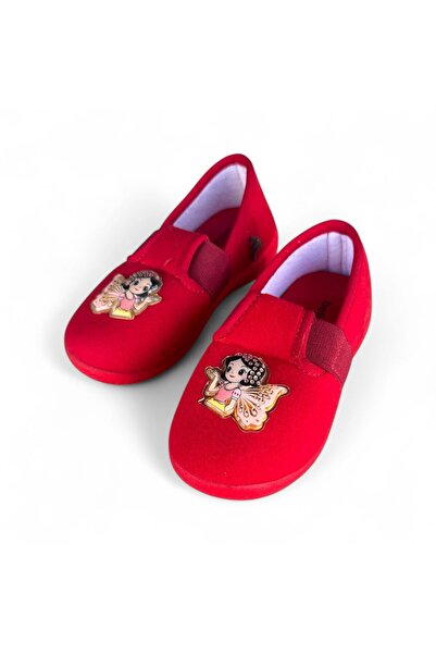 AkınalBella Red Girl's Light-Up Non-Slip Sole Home Slippers
