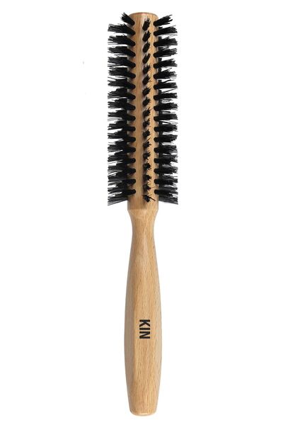 Koh-I-Noor Cosmetics Perie rotunda cu peri din nylon si maner de fag 23 cm x ...