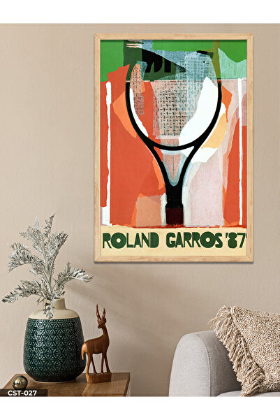 CeSht Roland Garros 87 Jednodijelna slika u drvenom okviru