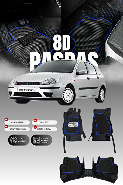 stiloto Ford Focus (1998-2004) 8D Deri Havuzlu Oto Paspas | Tam Koruma,Araca ...