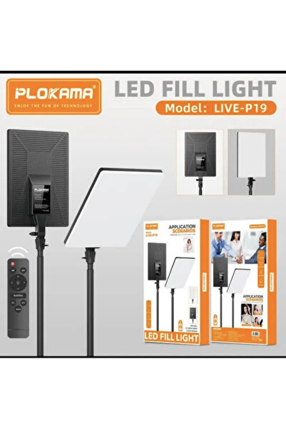 NO BRAND PLOKAMA Live P-19 Professional Photography/Videography LED Fill Lights + 7 Feet Stand
