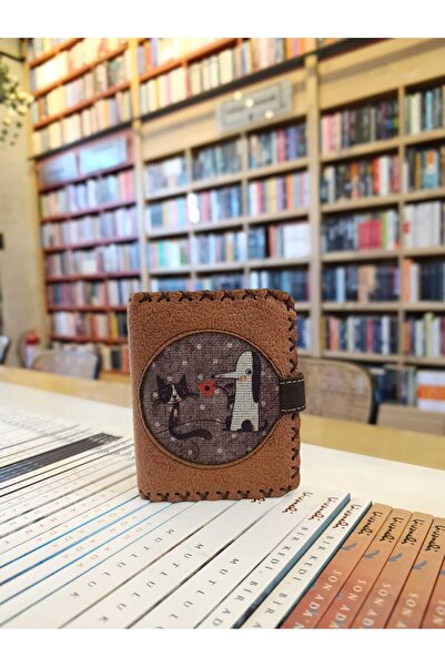 Küf Atölye Tilki ve Kedi Desenli Tasarım Cüzdan