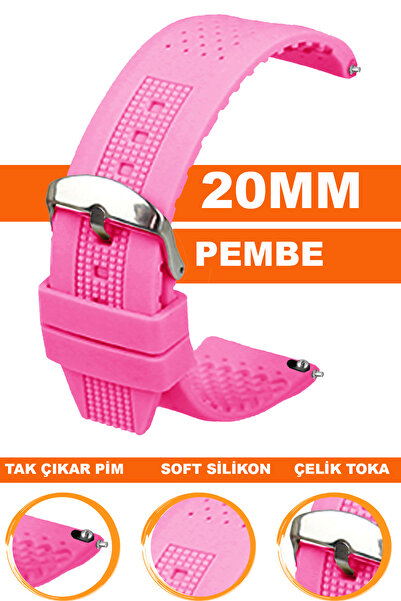 COBRA حزام ساعة من السيليكون متوافق مع ساعة مقاس 20 مم A1620MM