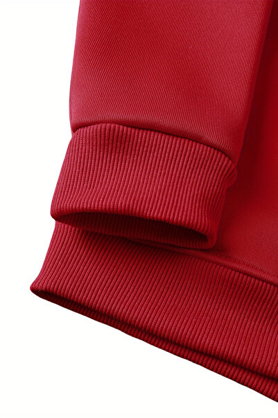 MYADA Sevimli Patiler Baskılı 3 İplik Premium Bisiklet Yaka Sweatshirt 24526