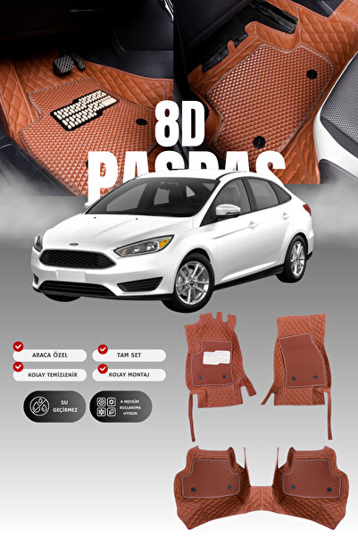 stiloto Ford Focus (2012-2018) 8D Deri Havuzlu Oto Paspas | Tam Koruma,Araca ...