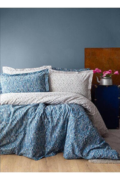 Apricitas HOME Single Leros Indigo Pique Set