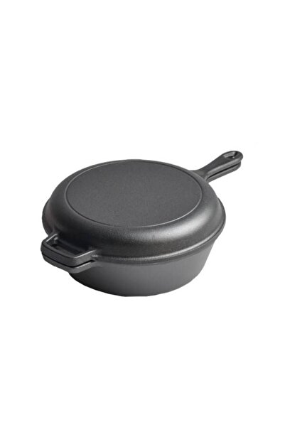 Perfect Home 2-in-1 Cast Iron Pan 26.5cm