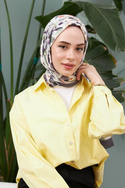 İpekhan Ipekhan Botanical Series - Lilek Purple Viscose Shawl 3023-08