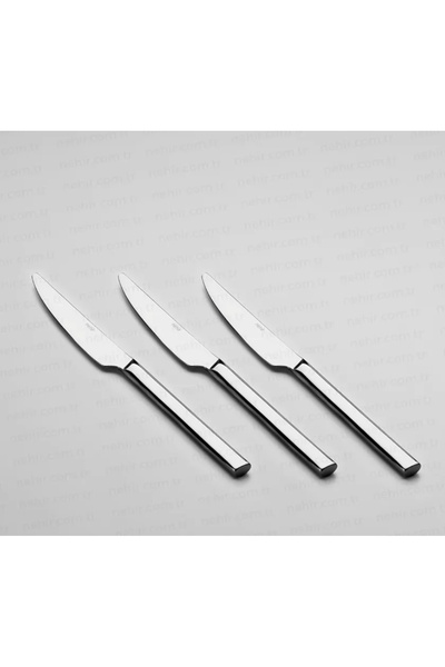 MORMAVİ Nhr Dalyan 12 Piece Dessert Knife Set (Stainless Guaranteed)