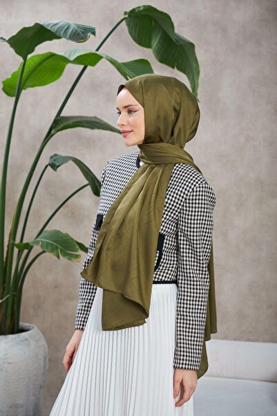 İpekhan Σάλι γραμμής Leola Silky Jacquard Καφέ 9009-15