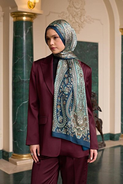 İpekhan Πράσινο βερμούδικο σάλι βερμούδικου τύπου - 5009-26