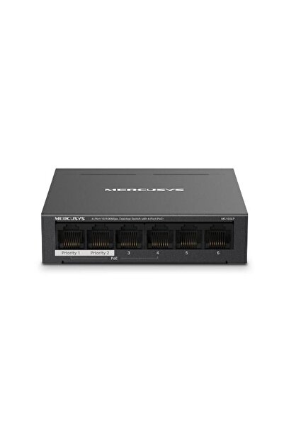 Mercusys Desktop Switch MS106LP 6 porturi 10/100Mbps, Standarde si protocoale...
