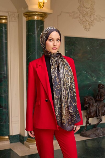 İpekhan Шарф з глибоким димчастим індійським вуалем - 5009-23