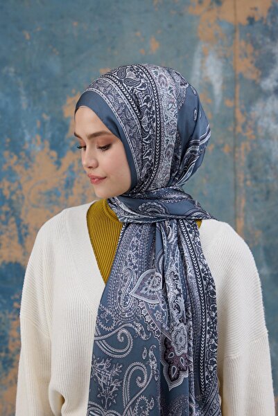 İpekhan Mürdüm Hint Vual Şal - 5008-09