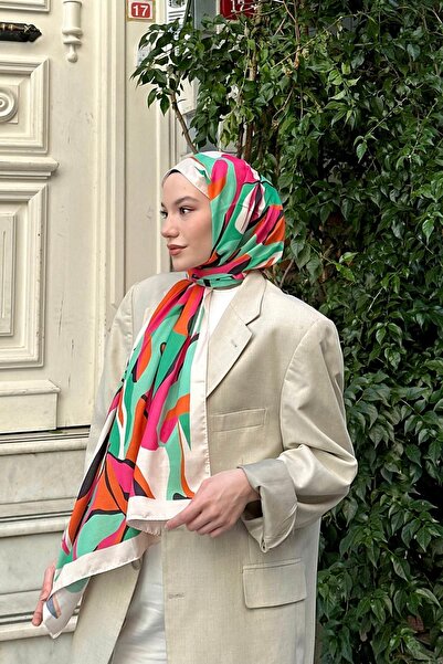 İpekhan Nature Lilyum Soft Shawl Green Grey 3036-06