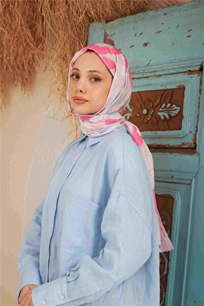 İpekhan Comfort Arya Shawl Pink 3028-15