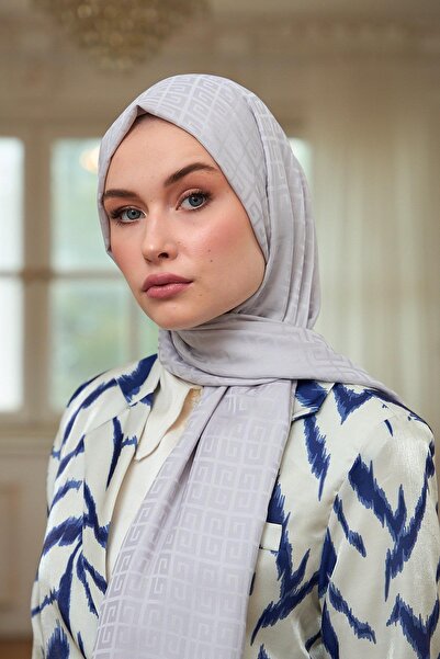 İpekhan Summer Luminosity Collection - Μεταξένιο, Ζακάρ και Ασημένιο Σάλι 9016-16