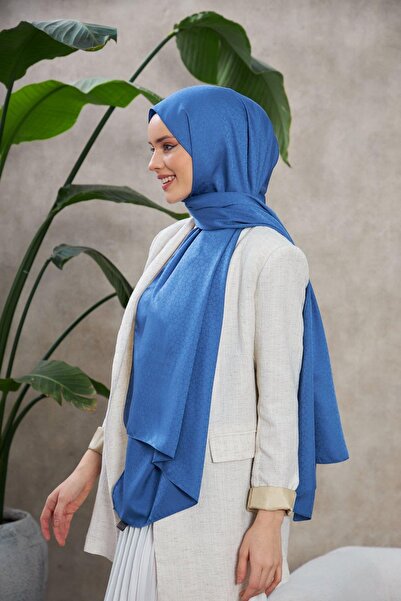 İpekhan Μοτίβο Alesa Μεταξένιο Ζακάρ Σάλι Μπλε 9003-20