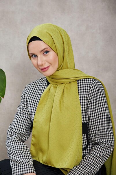 İpekhan Novvela Σχέδιο Μεταξωτό Ζακάρ Κάλυμμα Λάδι Πράσινο 9008-05