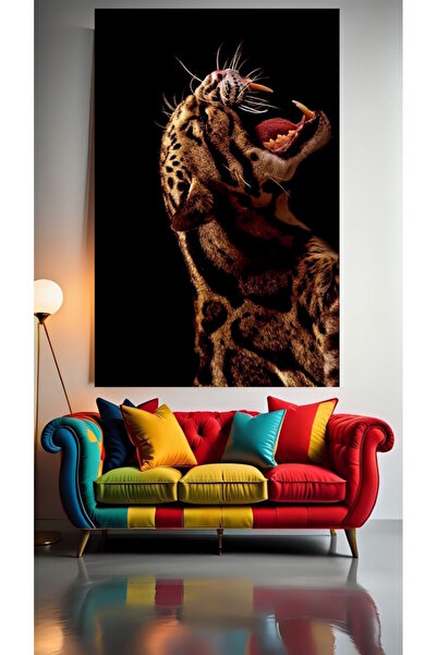 özkacar TRUE WILD TRUE KING V2 Tablou pe pânză pentru decorarea casei, perete...