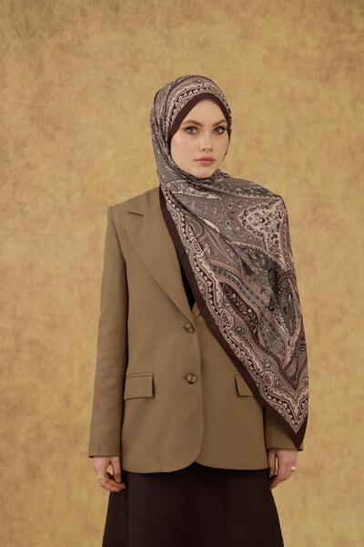 İpekhan Soft Shawl Brown Mink 3053-07