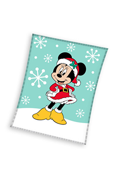 MINNIE Disney Snow Christmas Coral Fleece Blanket 130x160cm