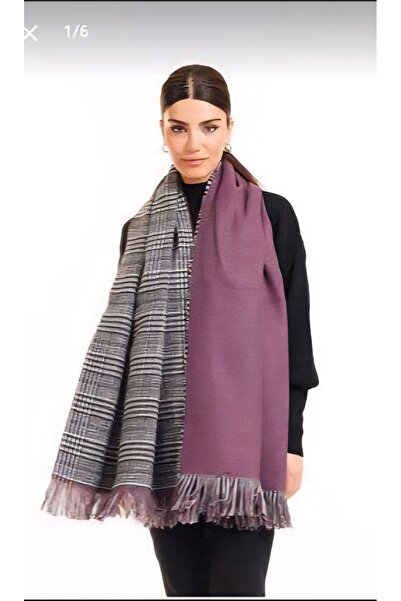 Helyabutik Çift taraflı ekose Atkı