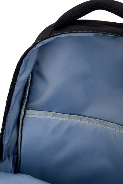 Pierre Cardin 185-1000 kalemlikli Okul çantası Suya Dayanıklı Çok bölmeli SİYAH