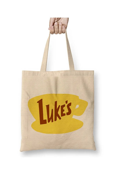 Toyaso Τσάντα αγορών Gilmore Girls Lukes με μακρύ χερούλι Τσάντα παραλίας
