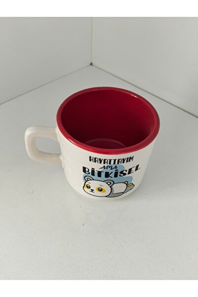 Home Coffee Cup with the Inscription, "I'M Alive, but Herbalist."