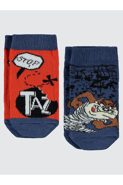 LC Waikiki Tasmanian Boy's Booties Socks 2-12 Years Orange