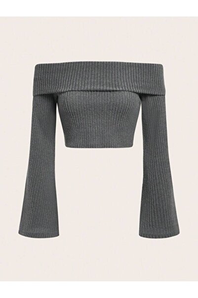 MOONBULL bluză de iarnă pentru femei, cu guler madonna, din bumbac, cu detalii spaniole pe mâneci